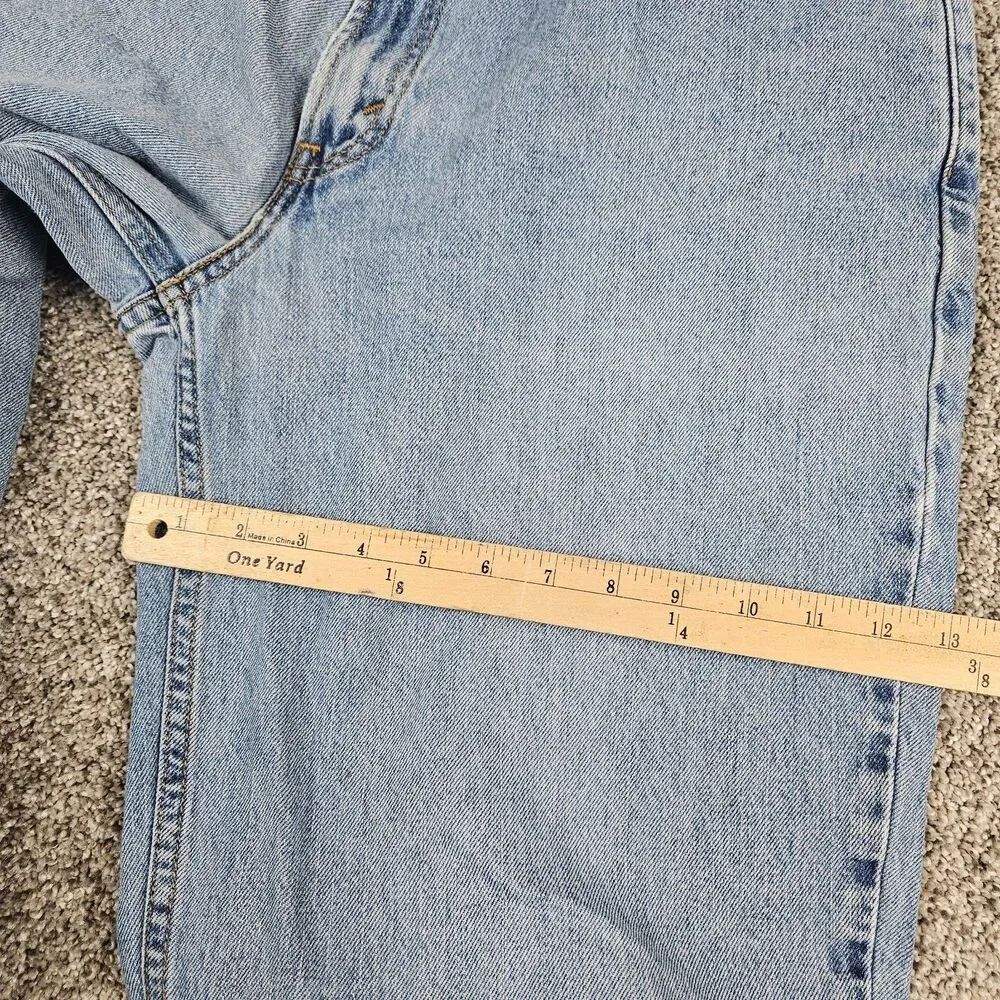 Levis 560 Jeans Mens 33x29 Light Wash Loose Tapered Relaxed Grunge Distressed